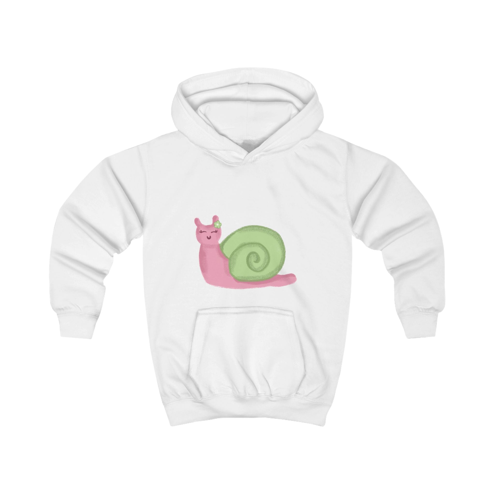Pink Snail Graphic Kids Hoodie