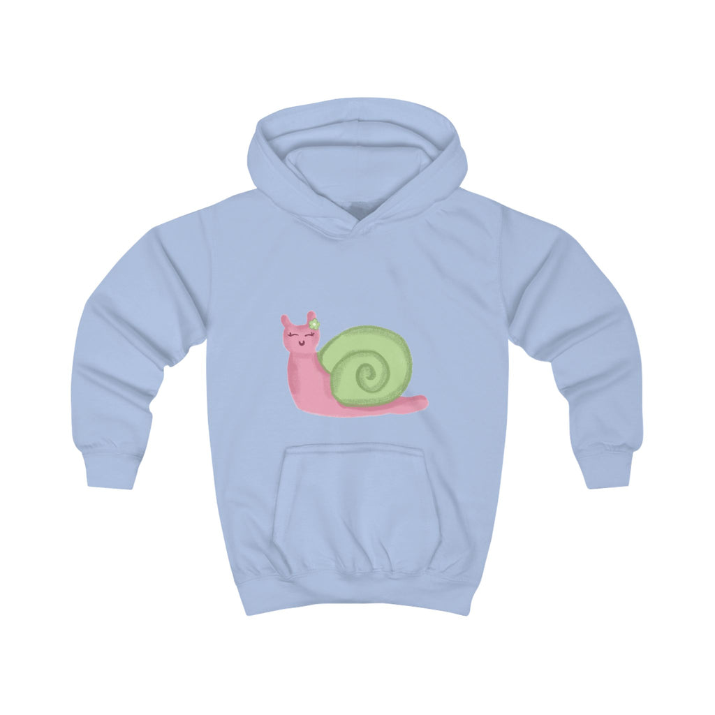 Pink Snail Graphic Kids Hoodie