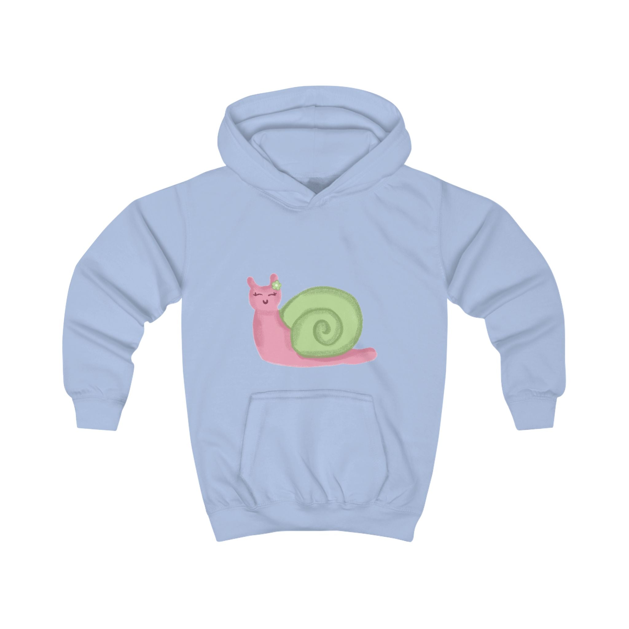 Pink Snail Graphic Kids Hoodie