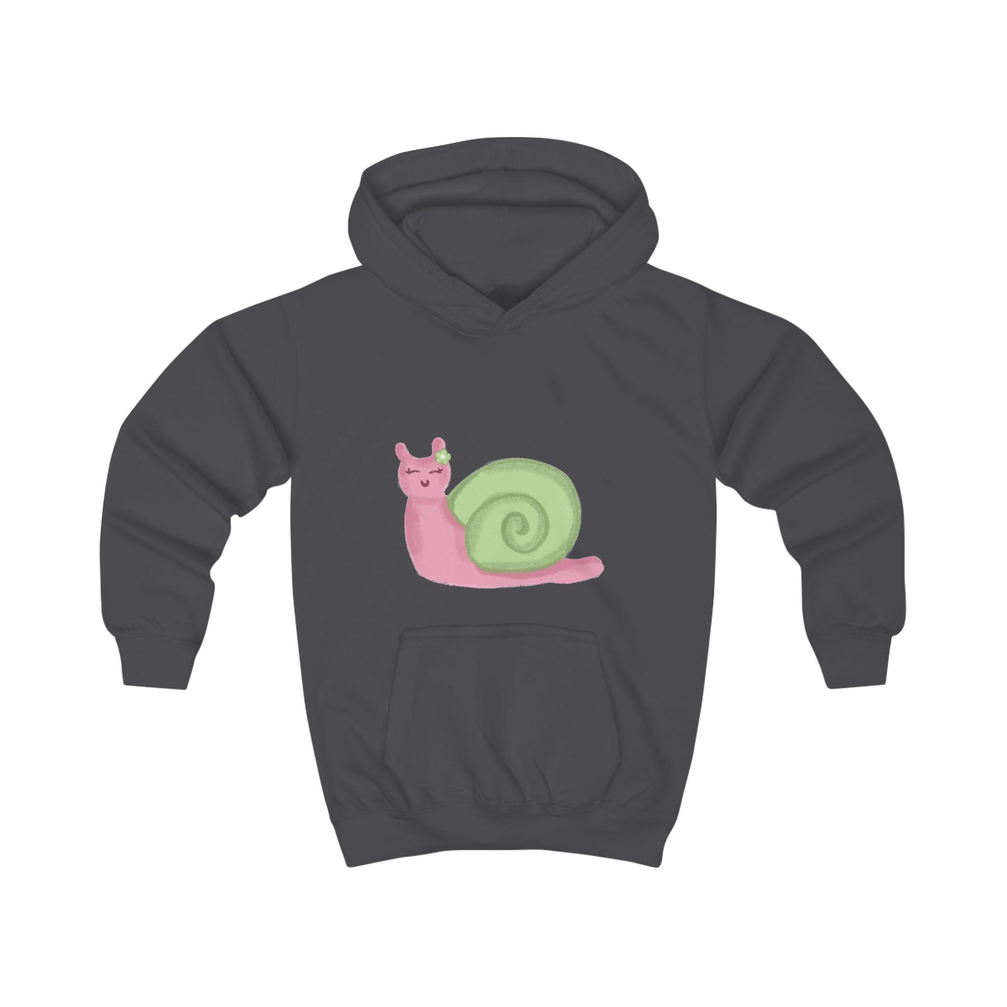 Pink Snail Graphic Kids Hoodie