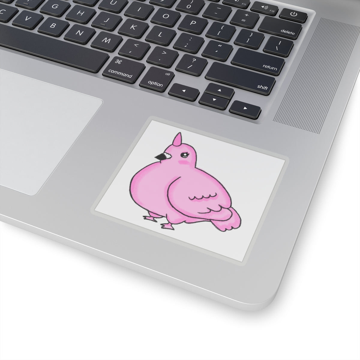 Pink Unicorn Pigeon Kiss-Cut Sticker