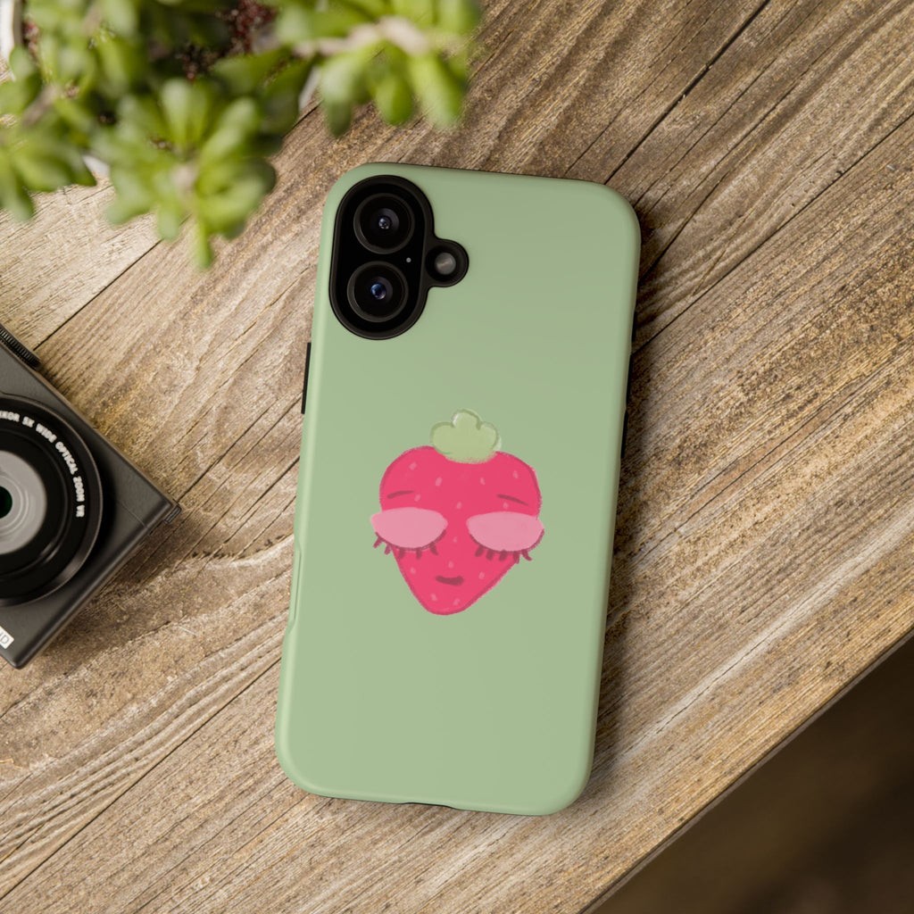Strawberry Lashes Phone Case