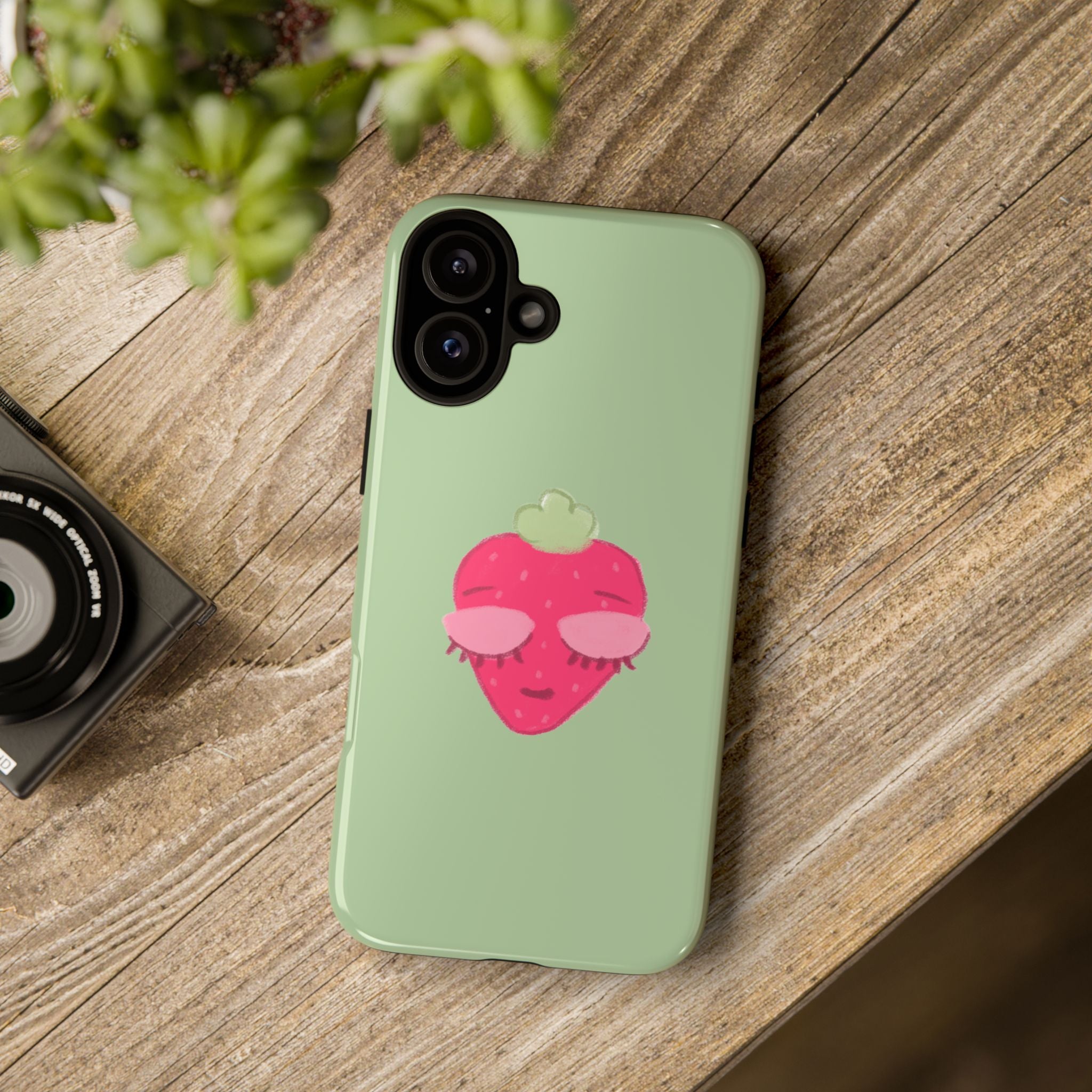 Strawberry Lashes Phone Case