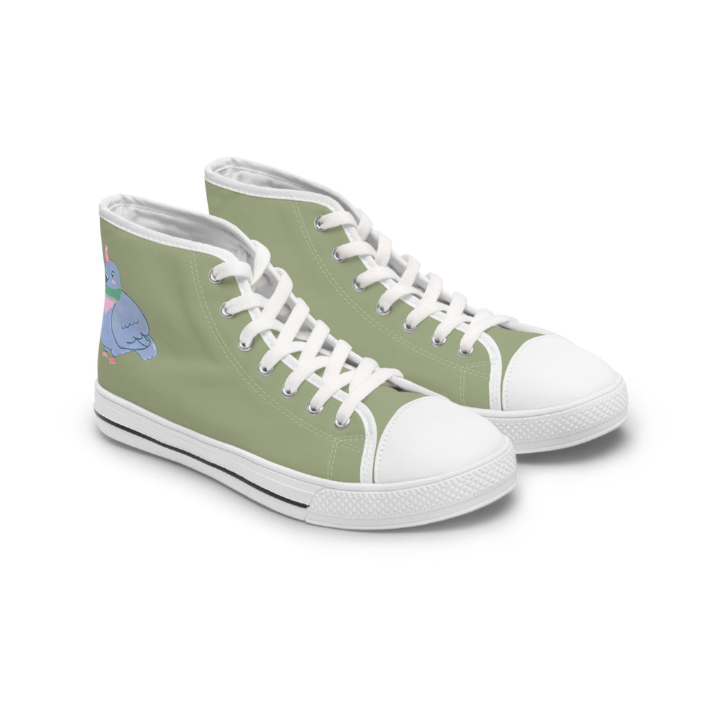 High Top Sneakers - Unicorn Pigeon Graphic (Women’s)
