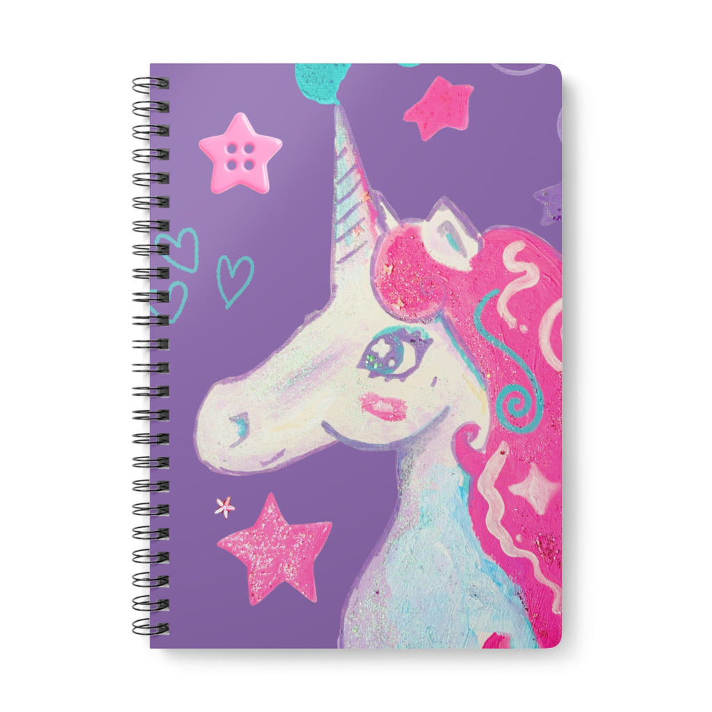 Unicorn Star Softcover Notebook,A5