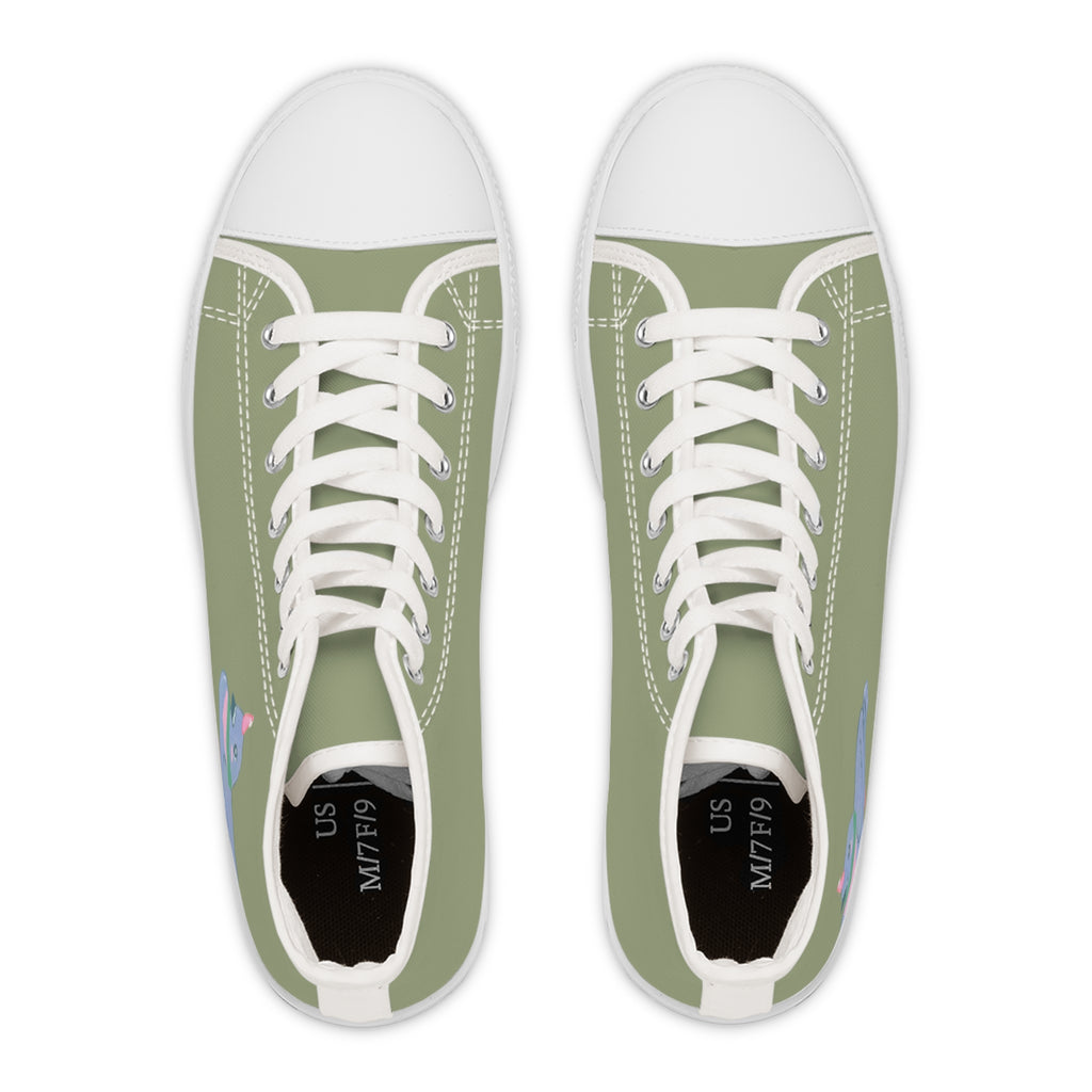 High Top Sneakers - Unicorn Pigeon Graphic (Women’s)