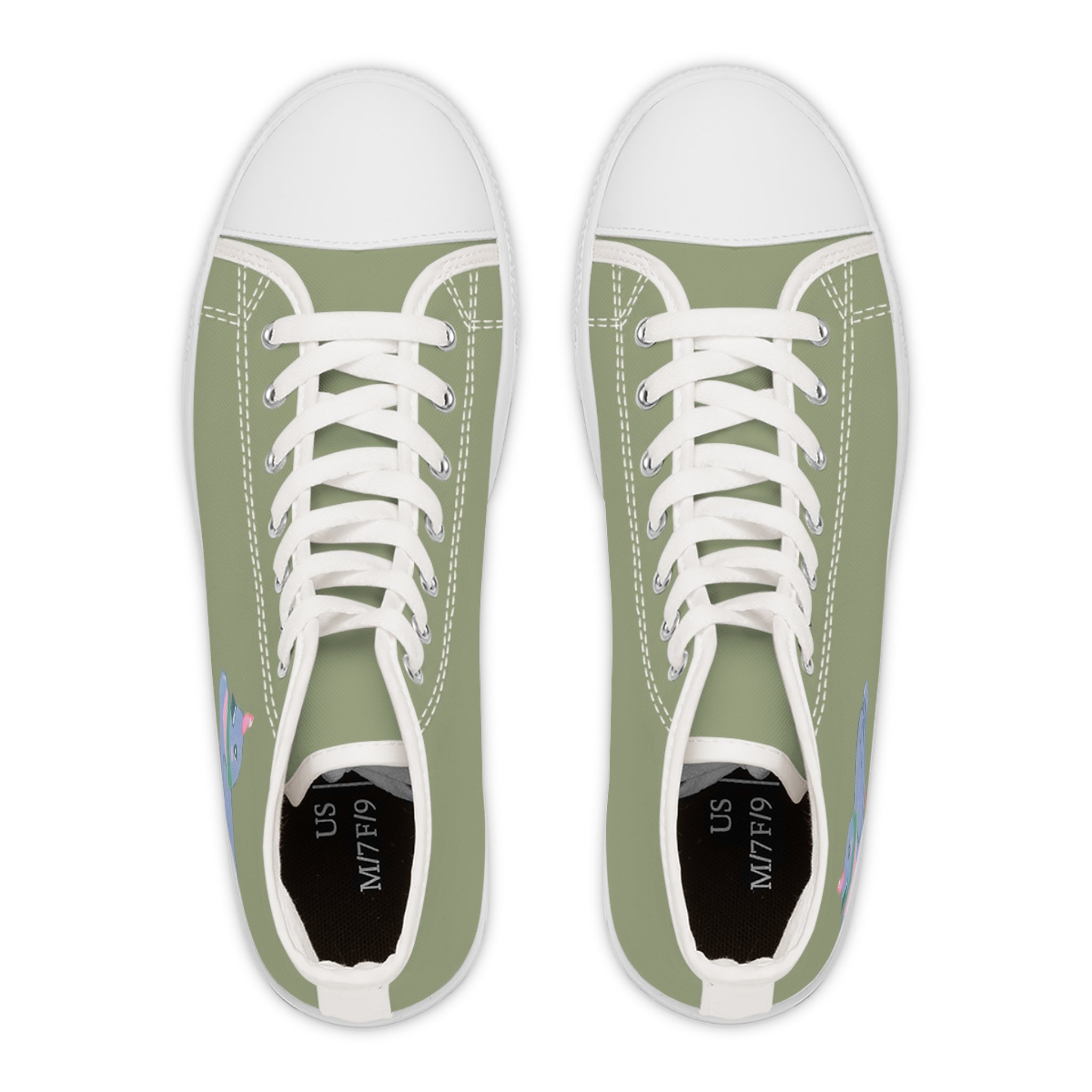 High Top Sneakers - Unicorn Pigeon Graphic (Women’s)