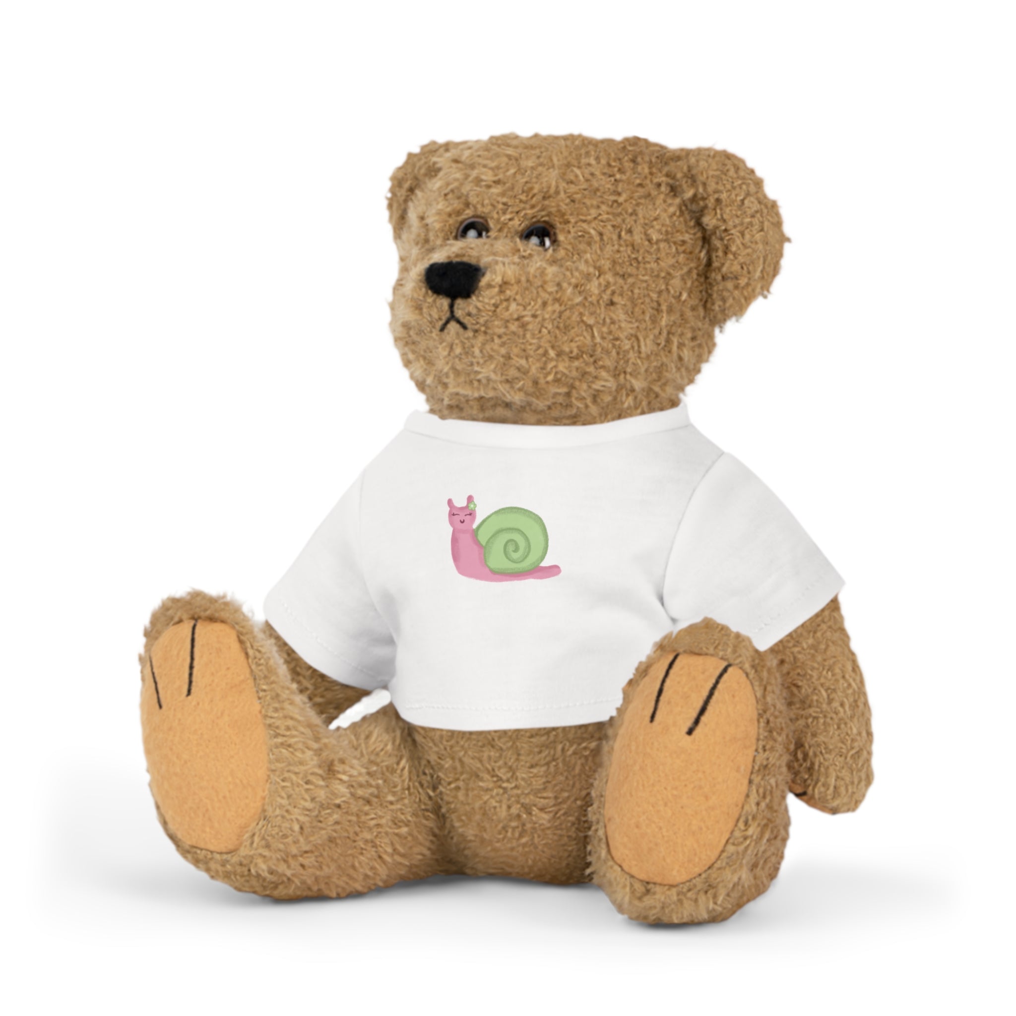 Cute Snail T-Shirt Teddy Bear Plush