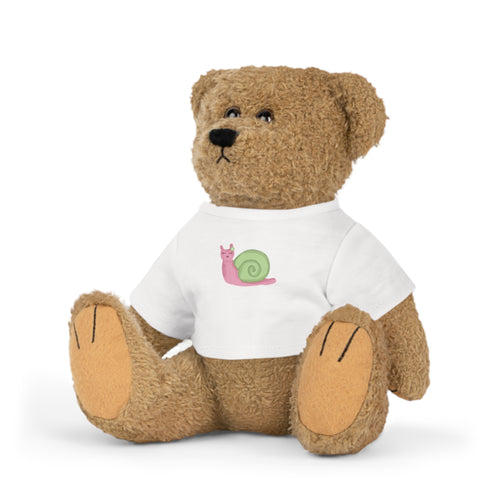 Cute Snail T-Shirt Teddy Bear Plush