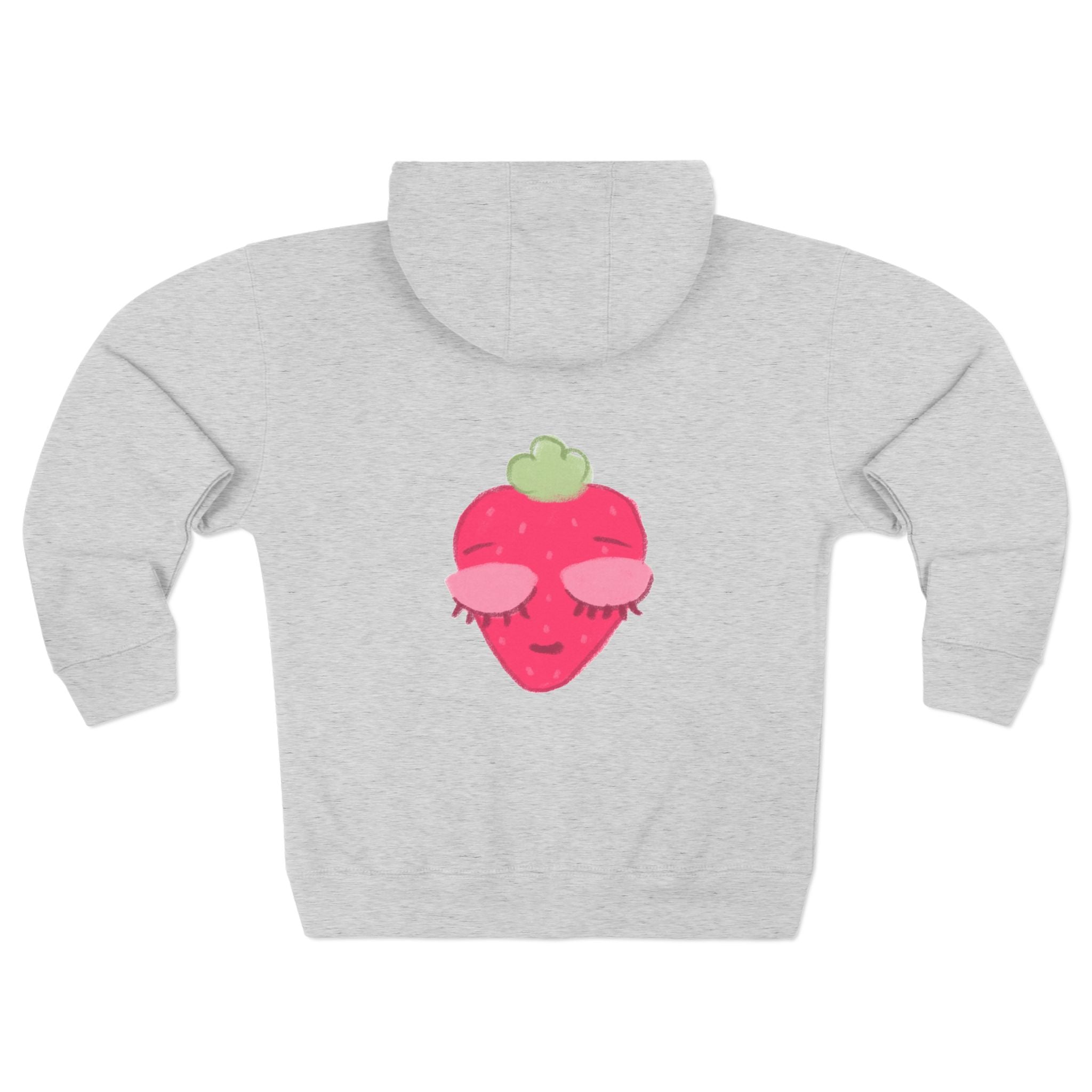 Strawberry Lashes Zip Up Hoodie