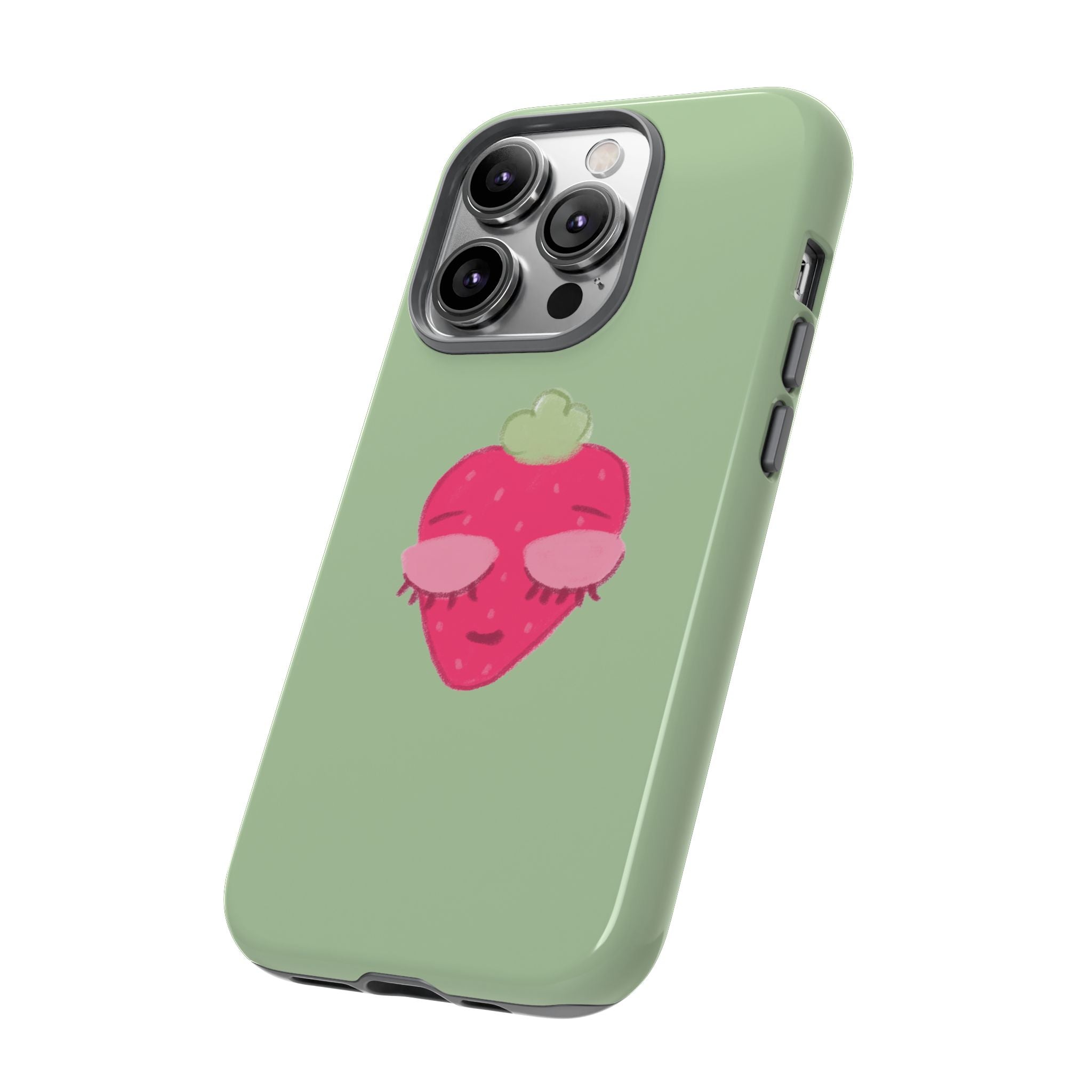 Strawberry Lashes Phone Case