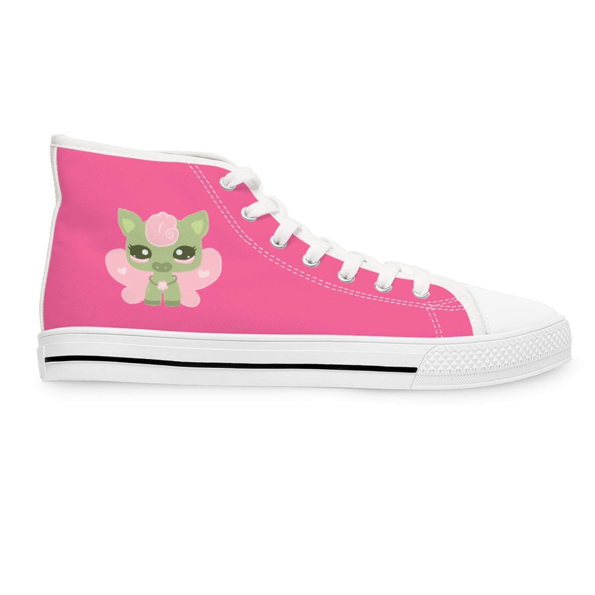 Moo Fairy Pink High-Top Trainers
