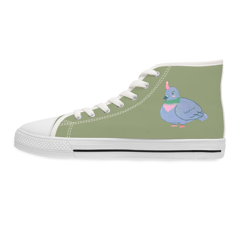 High Top Sneakers - Unicorn Pigeon Graphic (Women’s)