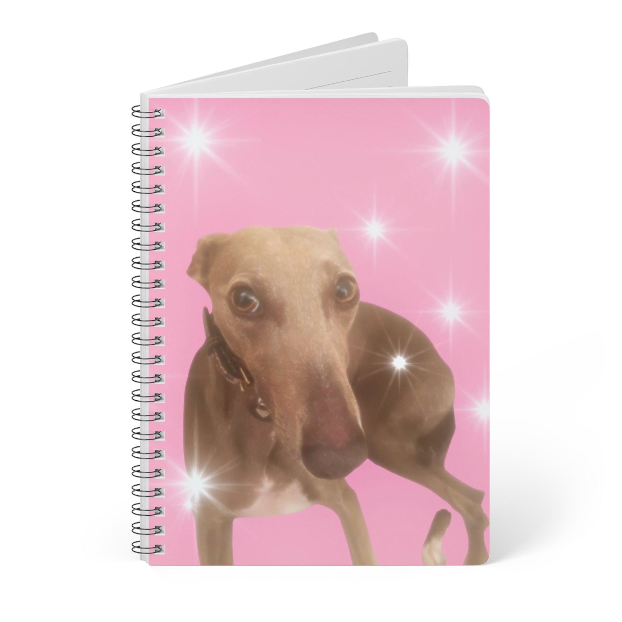 Silly Whippet Softcover Notebook A5