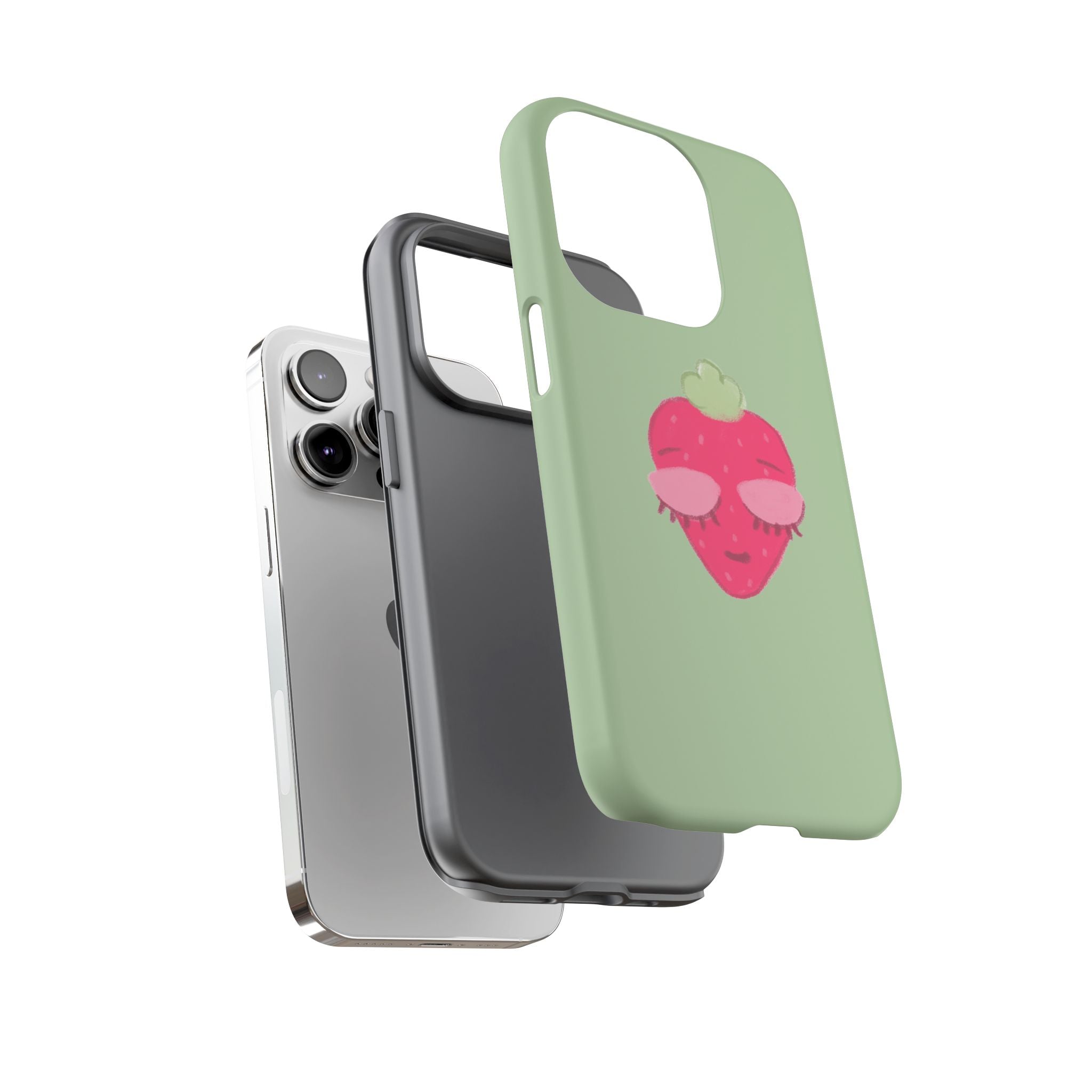 Strawberry Lashes Phone Case