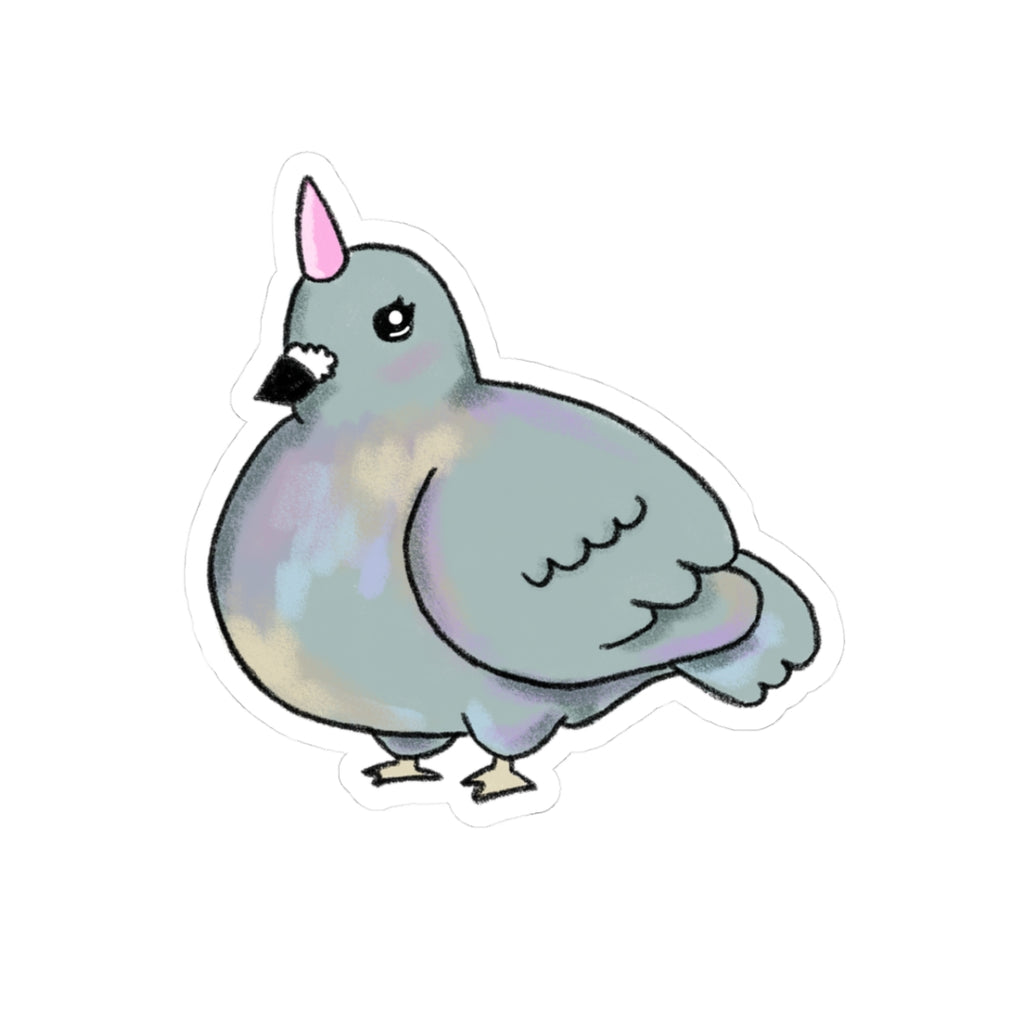 Pigeon Kiss-Cut Sticker