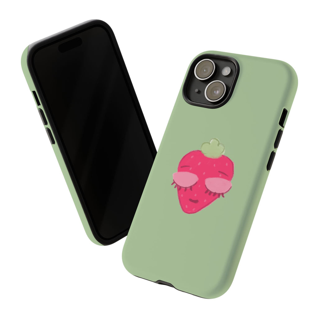 Strawberry Lashes Phone Case