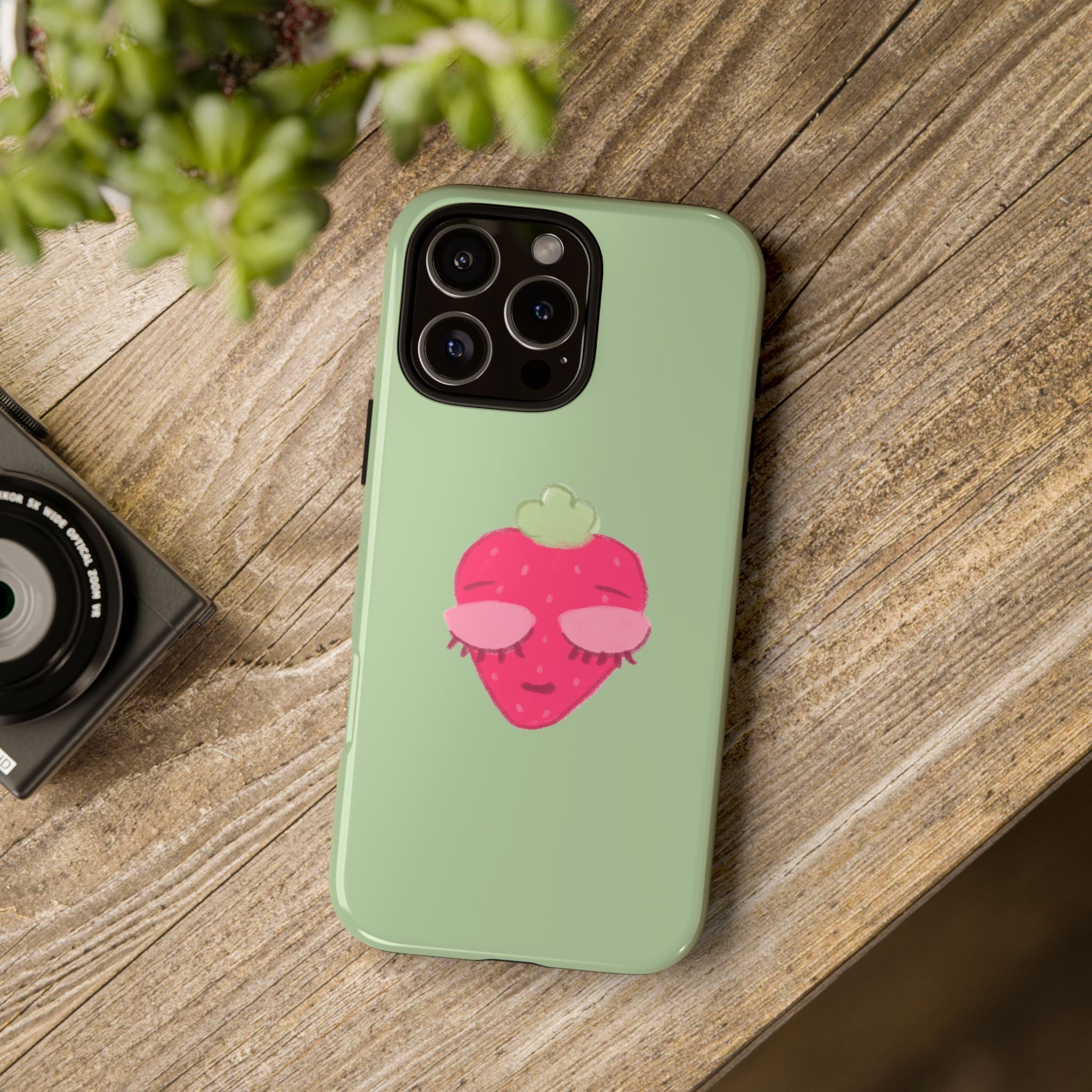 Strawberry Lashes Phone Case