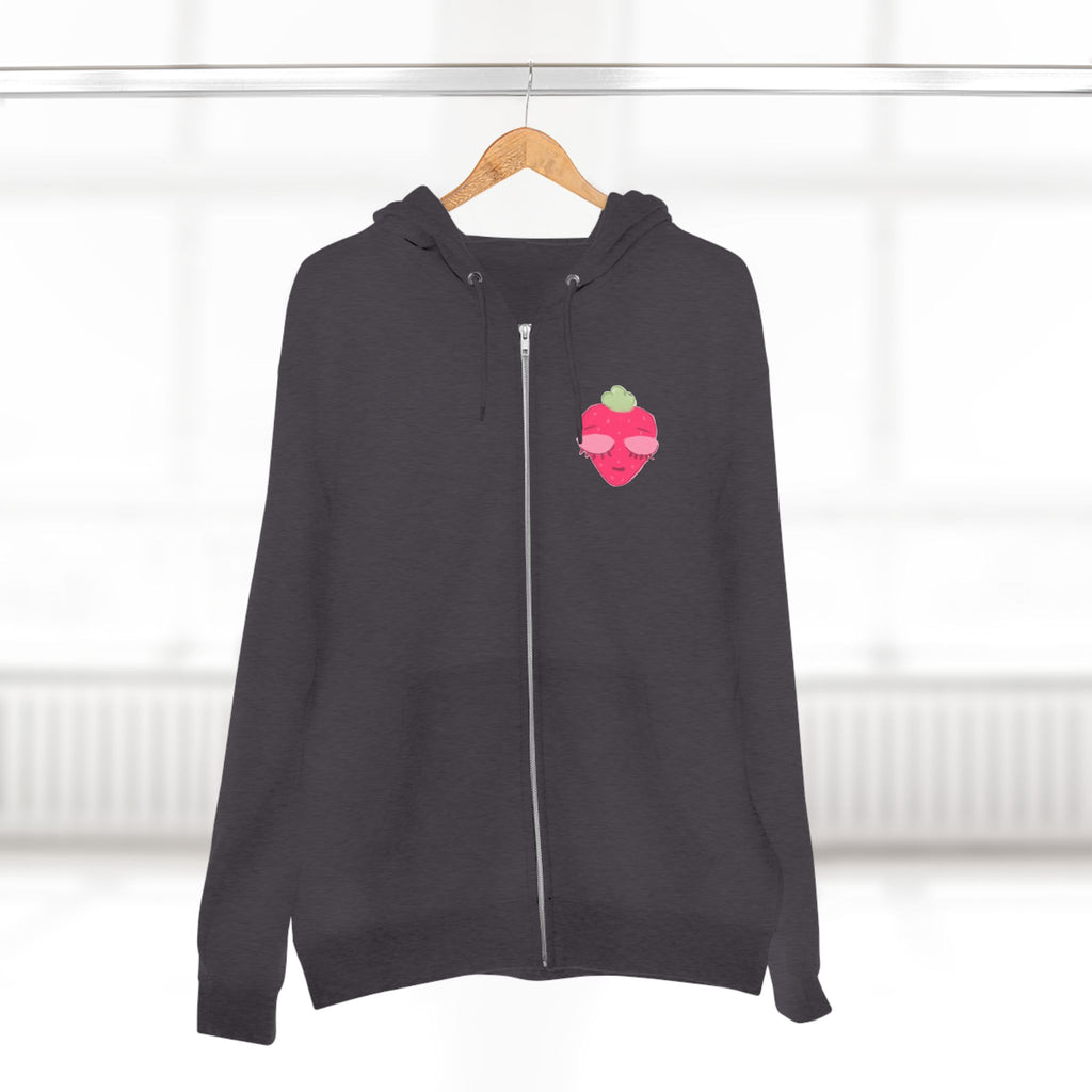 Strawberry Lashes Zip Up Hoodie
