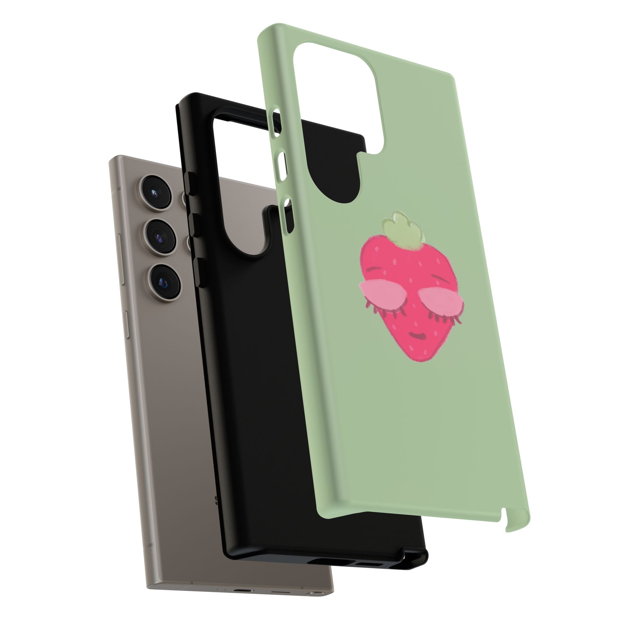 Strawberry Lashes Phone Case