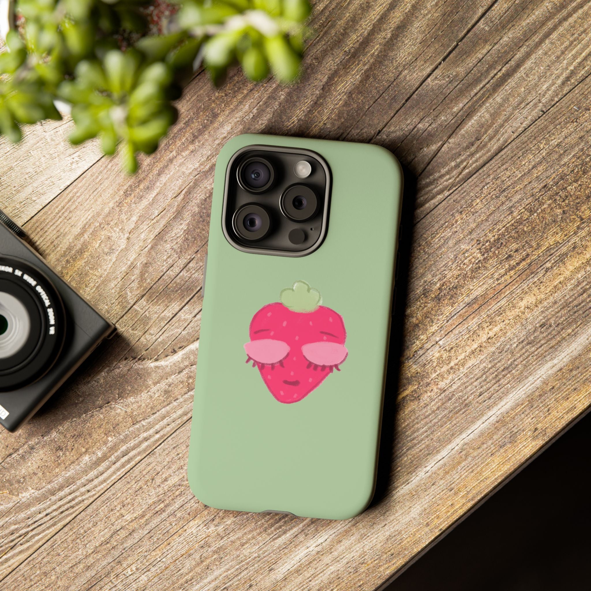 Strawberry Lashes Phone Case