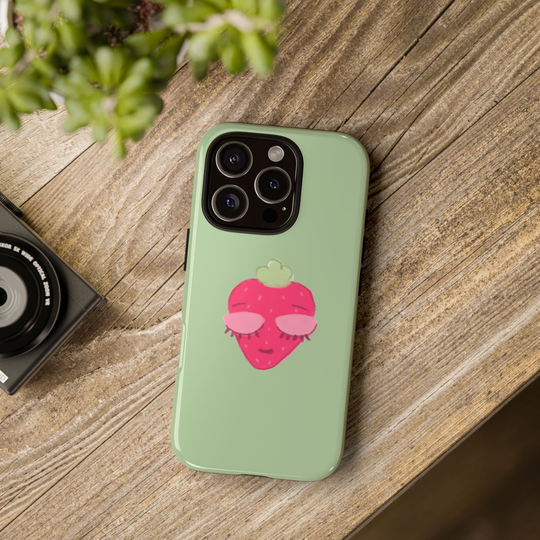 Strawberry Lashes Phone Case