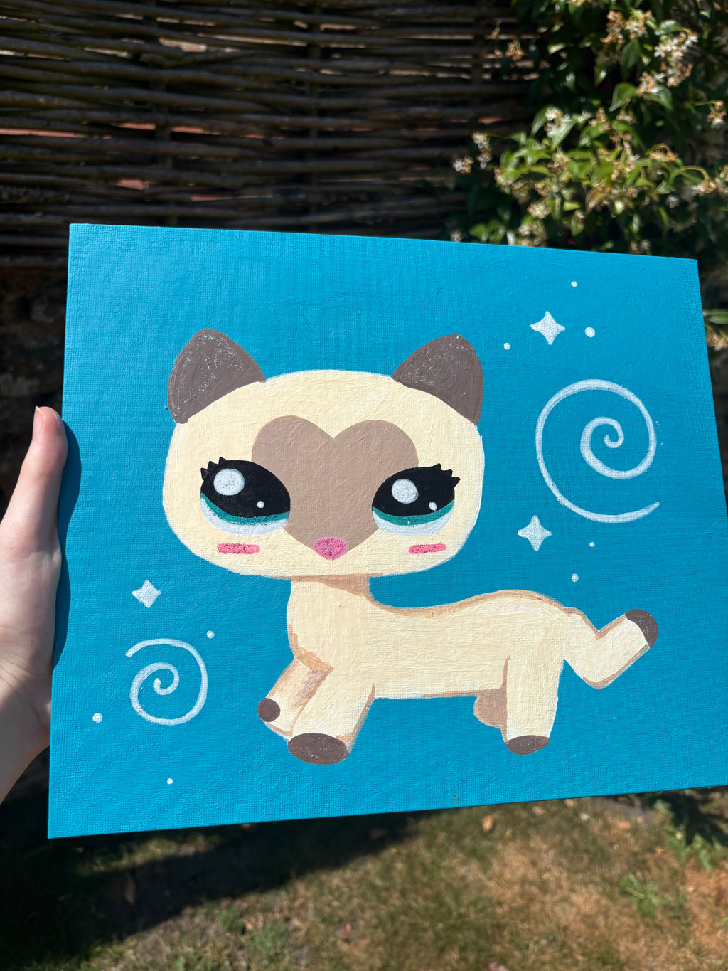 Siamese Cat Glitter