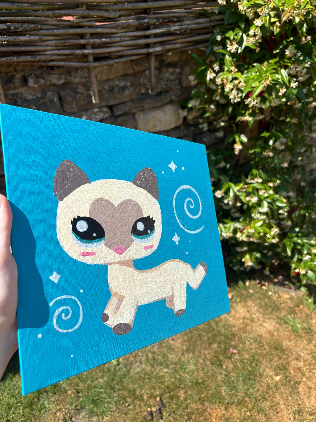 Siamese Cat Glitter