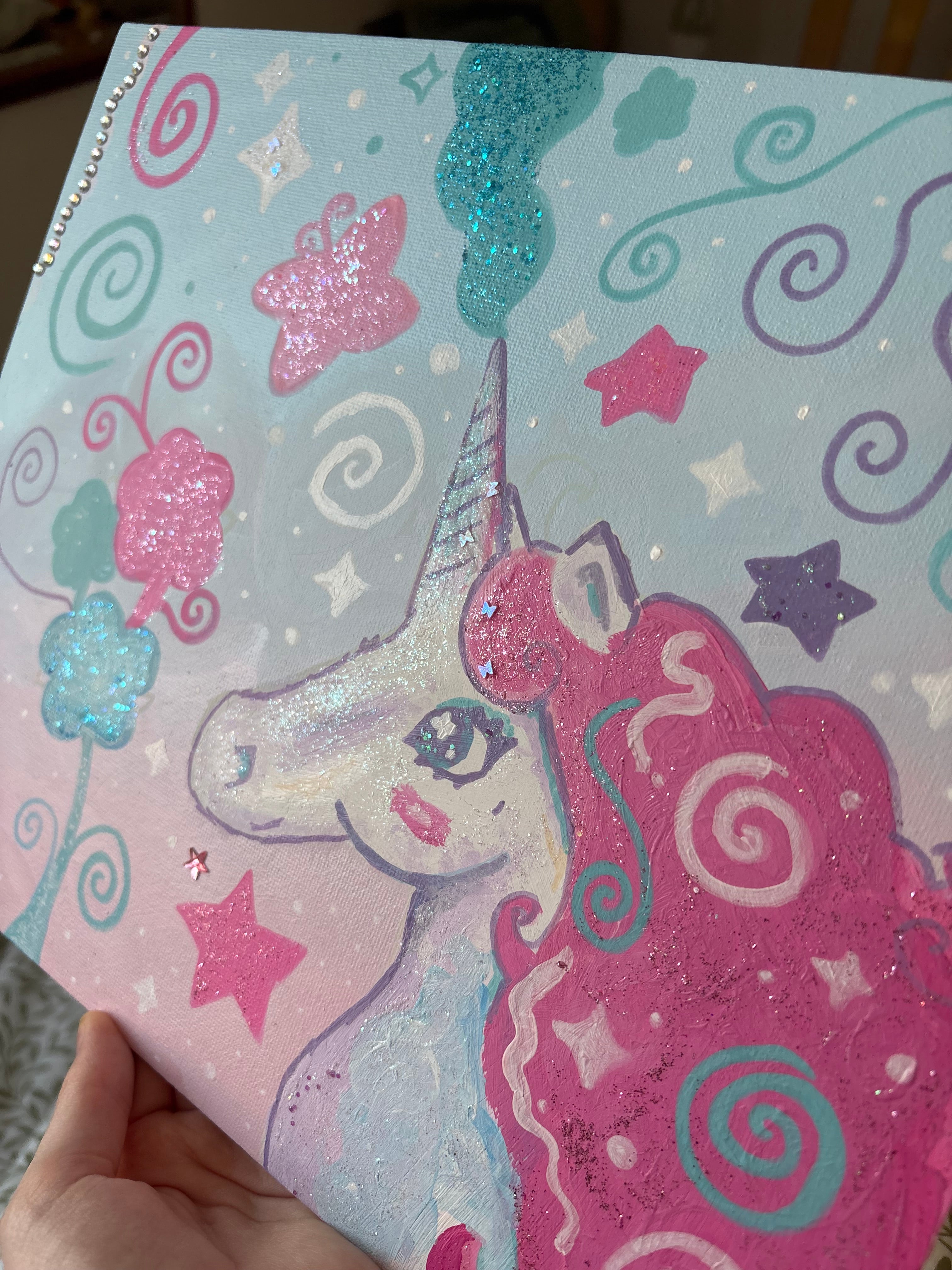 Glitter Unicorn - COMMISSION
