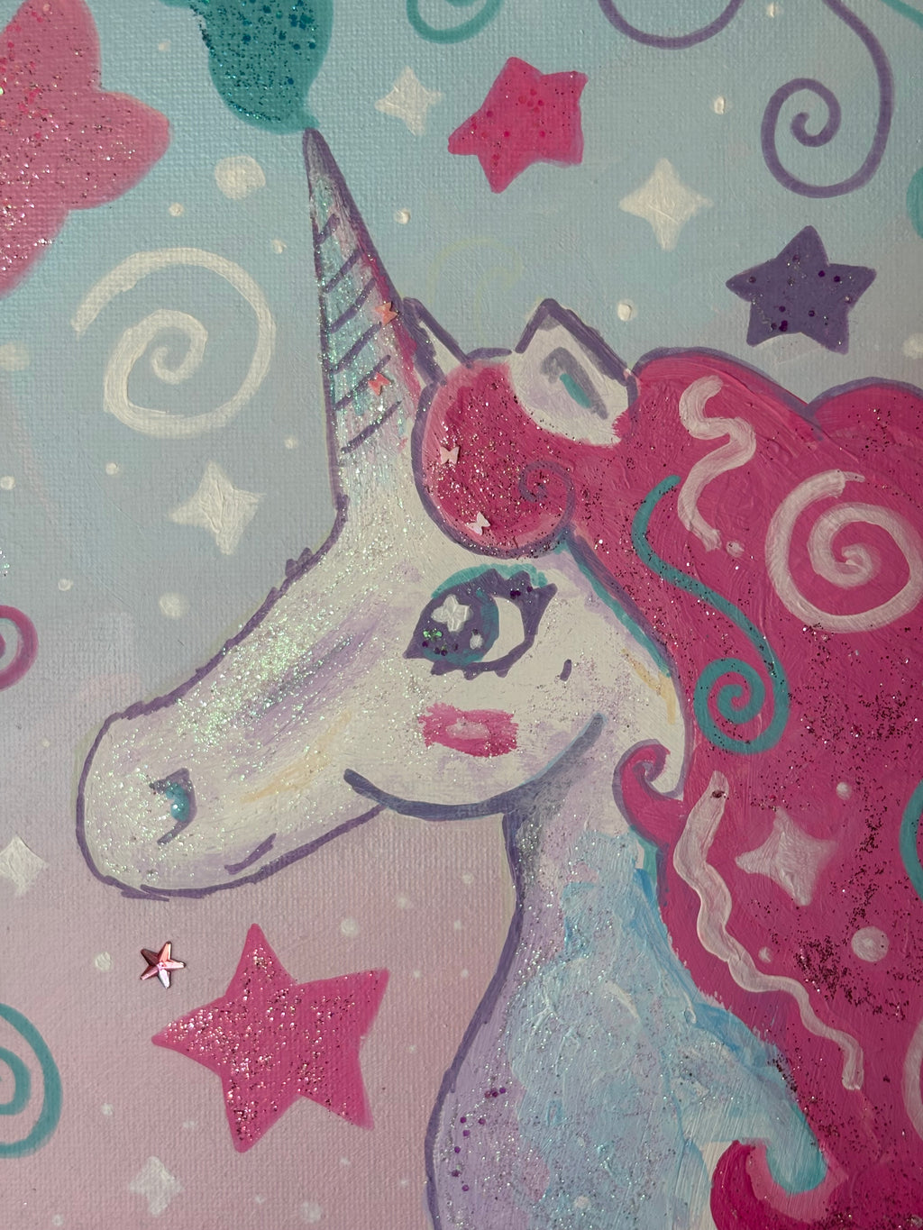 Glitter Unicorn - COMMISSION