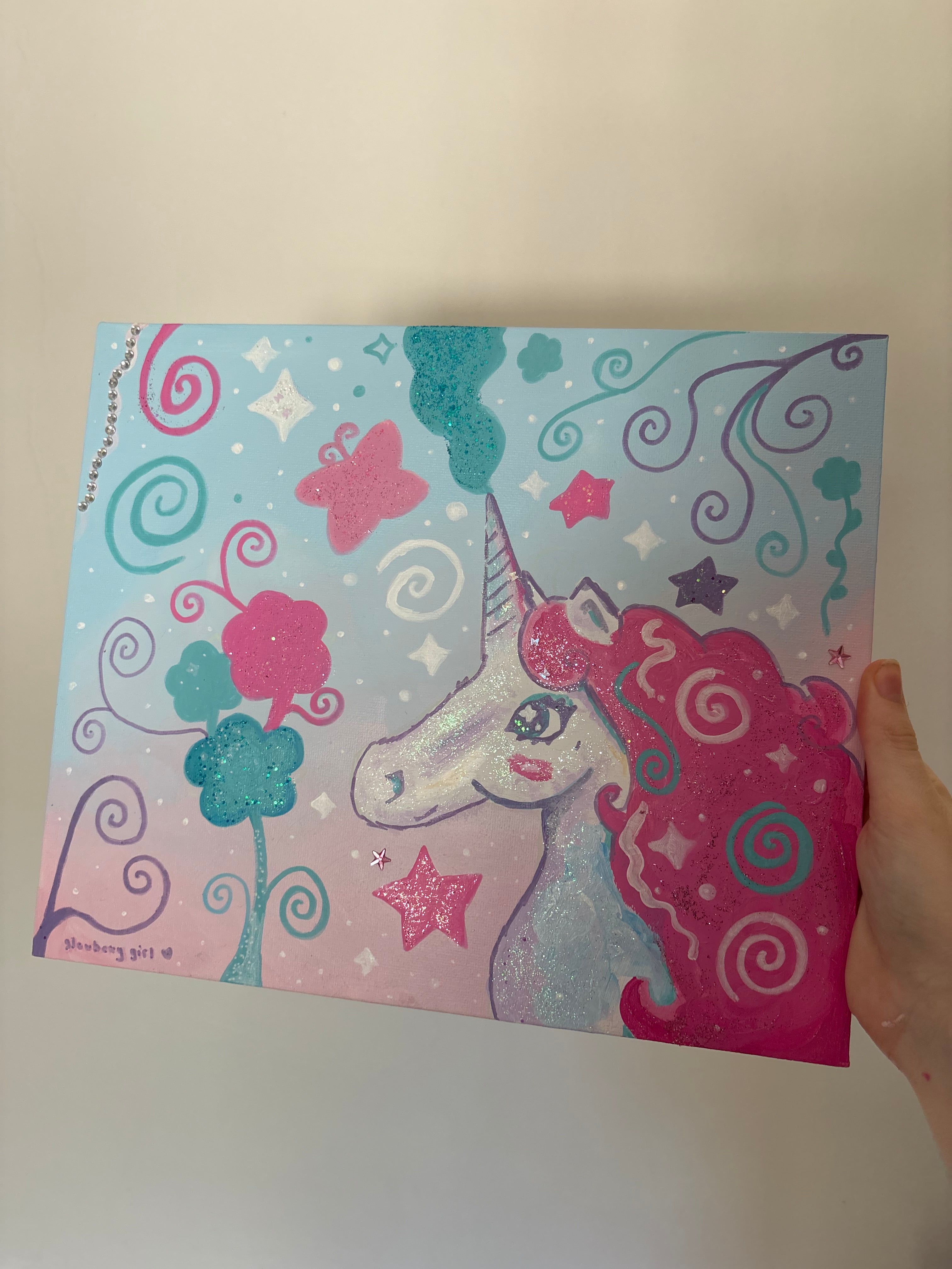 Glitter Unicorn - COMMISSION