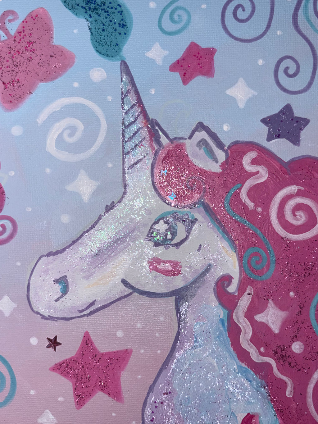 Glitter Unicorn - COMMISSION
