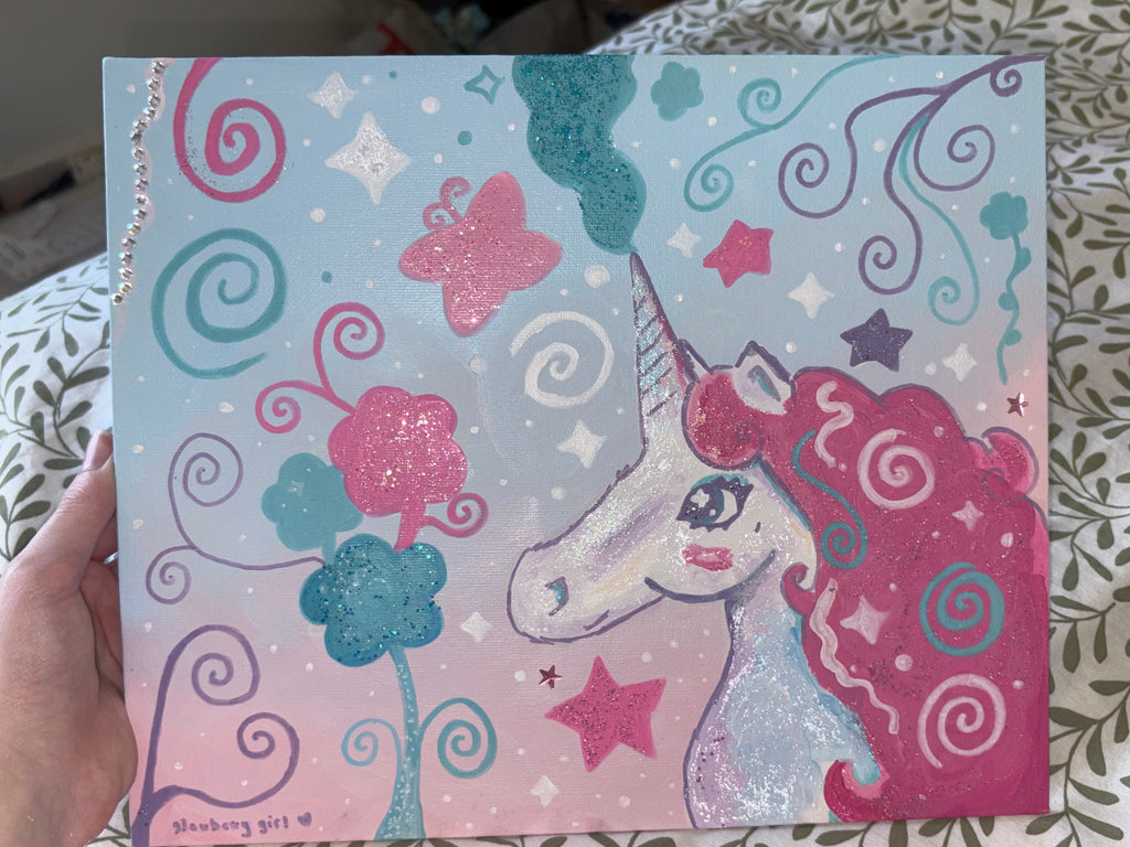 Glitter Unicorn - COMMISSION